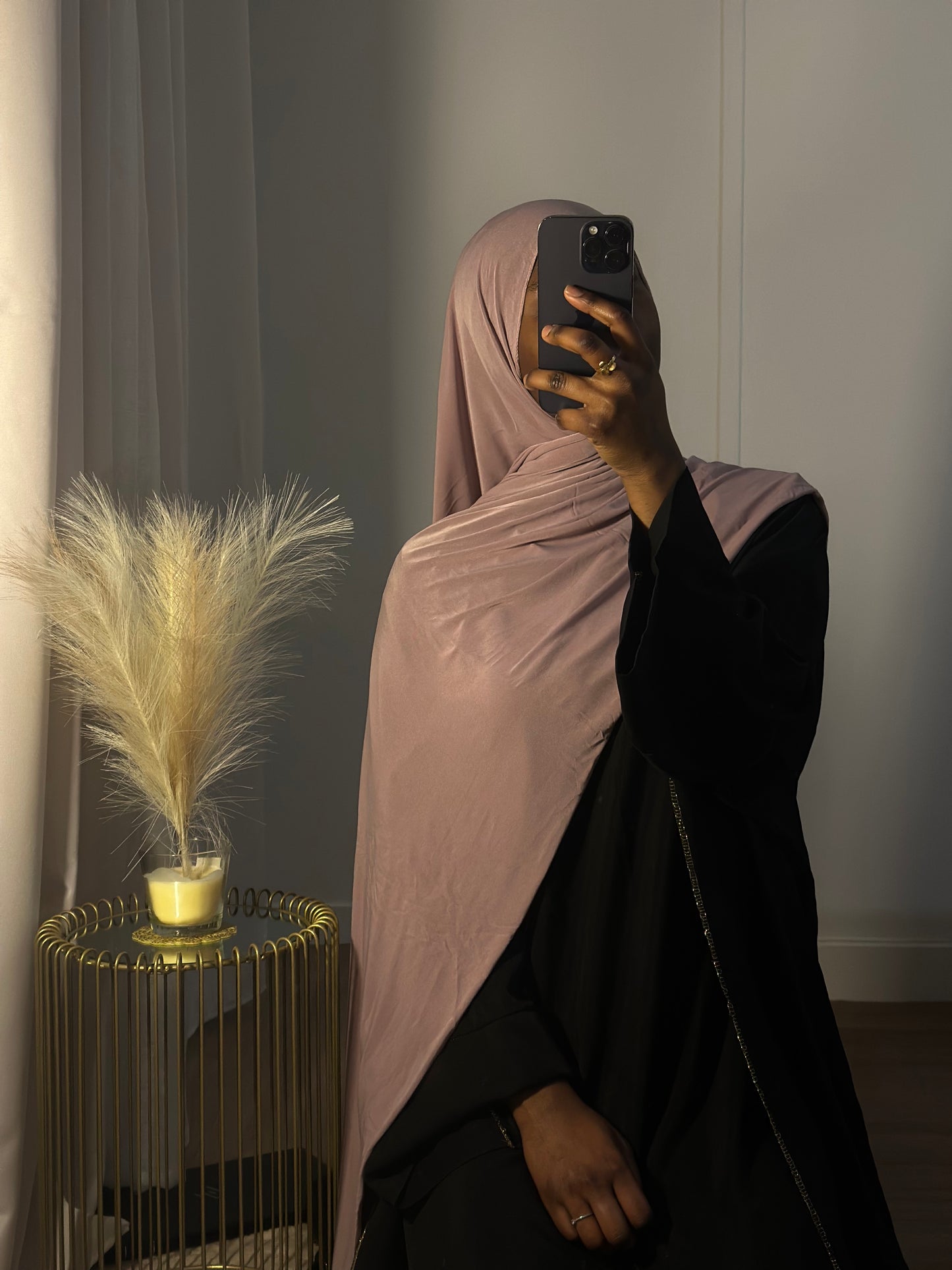 Hijab jersey premium Lila