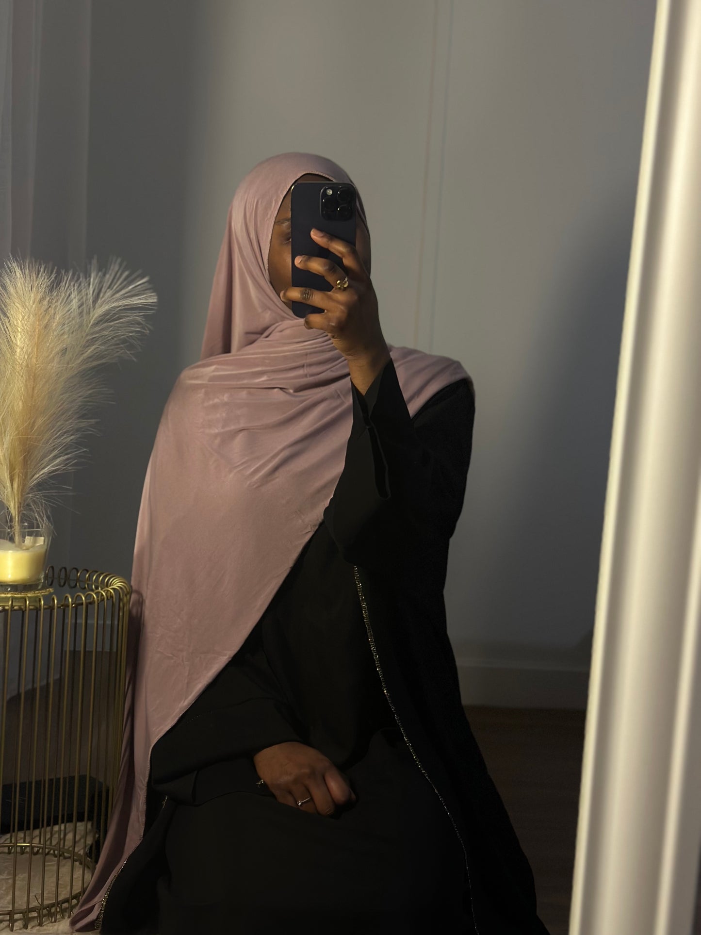 Hijab jersey premium Lila
