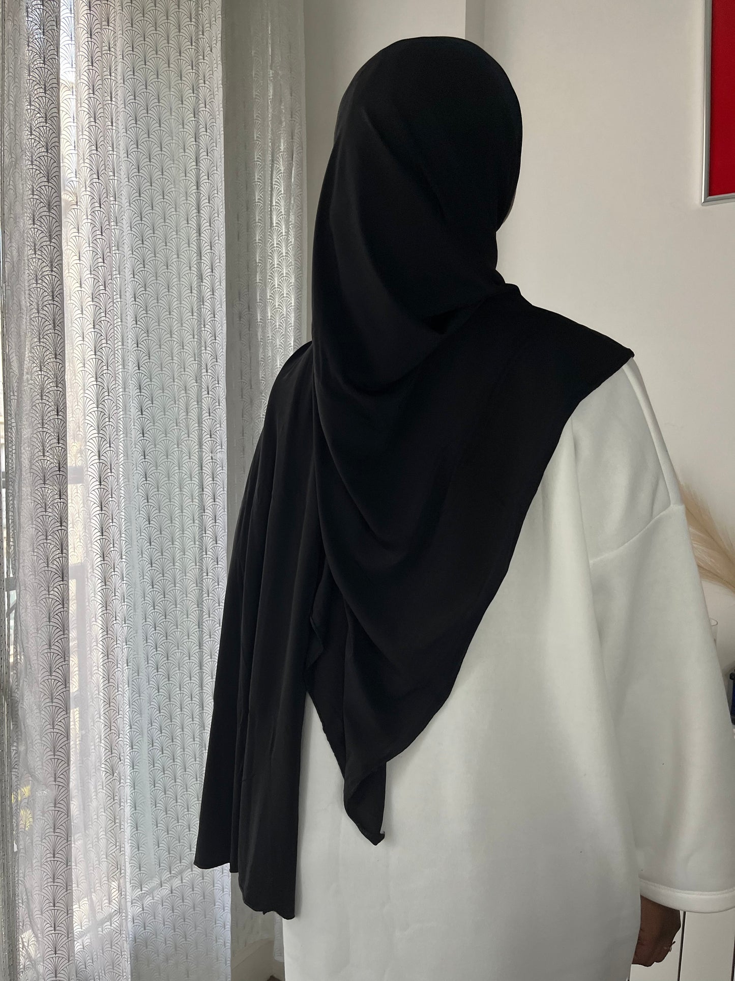 Hijab jersey premium noir - almoonparis