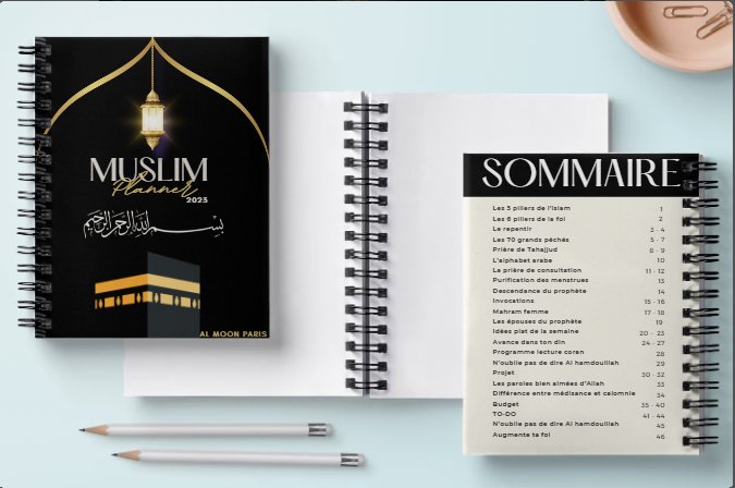 L'Importance d'Avoir un "Muslim Planner" Digital : Organiser Votre Vie avec Foi - almoonparis