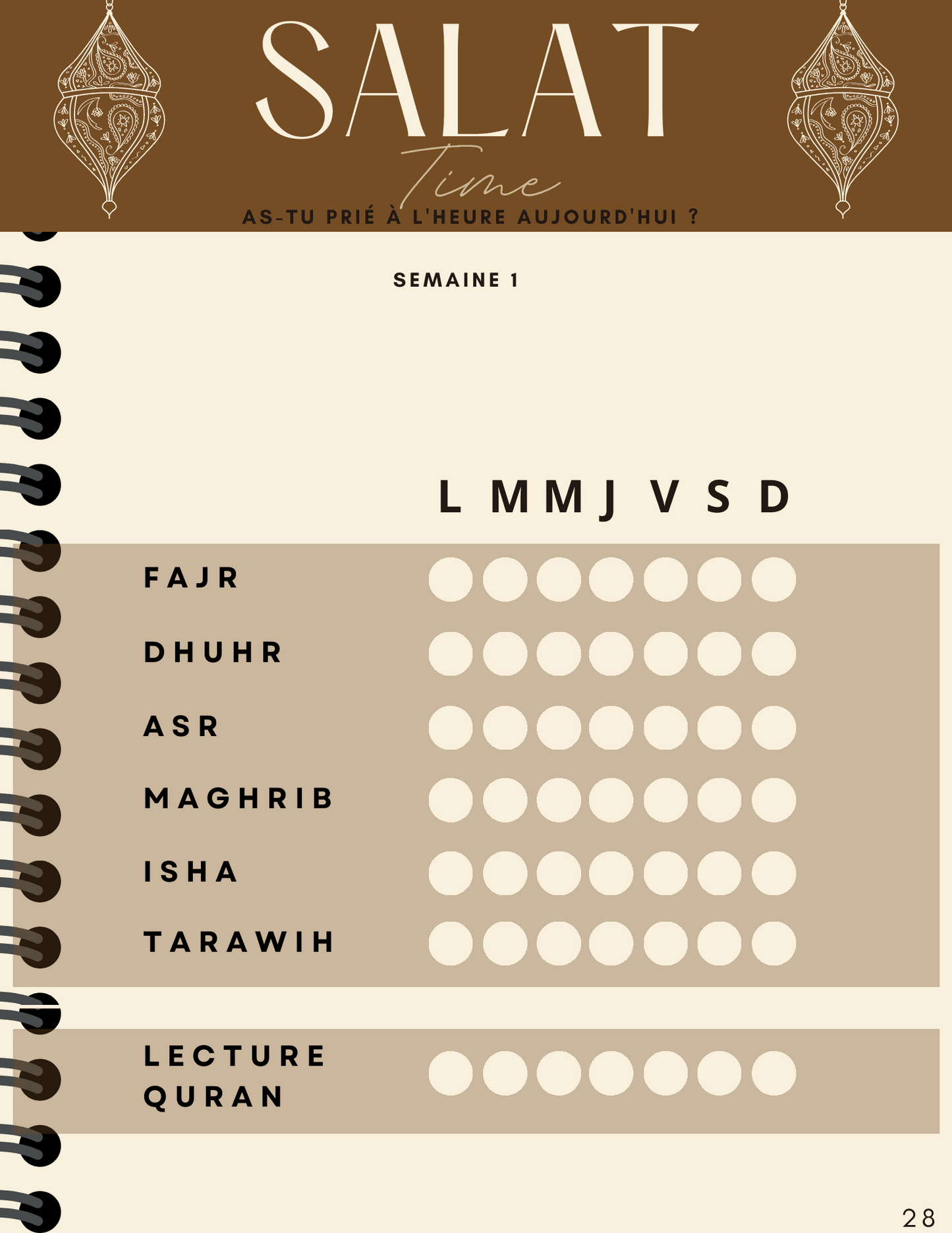 Ramadan planner 2024 digital