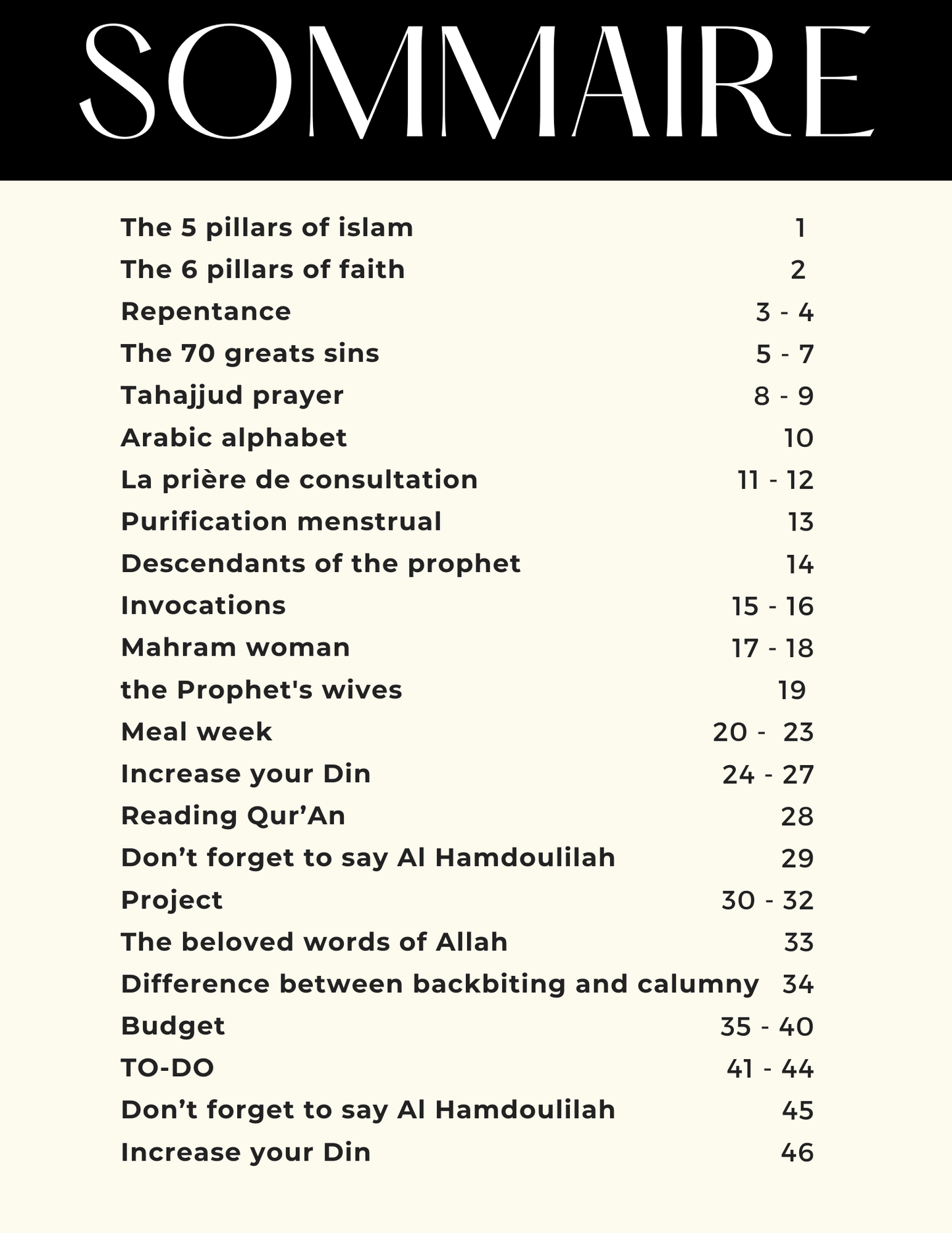 English Muslim planner digital 2023 - almoonparis